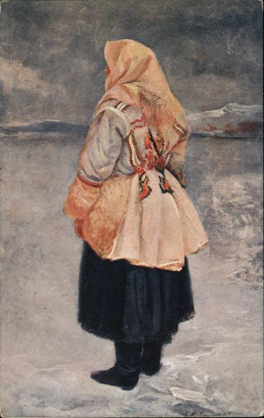 Slovaks in Piestany - Female Peasant Slovakia