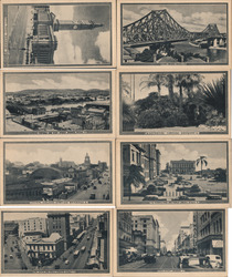Lot of 8 Brisbane Postcards c1930's/40's Australia Postcard Postcard Postcard