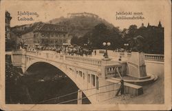 Ljubljana, Jubiläumsbrücke Postcard