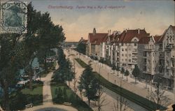 Charlottenburg, Jegeler Weg und Kgl Landgericht Postcard