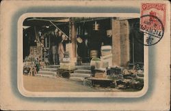 Chinese Shops Tientsin, China Postcard Postcard Postcard