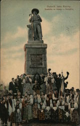 Pomnik Jana Koziny. Sladkeho na Hradku u Domazlic Postcard