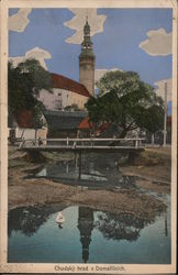 Chodsky hrad v Domazlicich Postcard