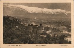 Alhambra Palace - Hotel Casino Granada, Spain Postcard Postcard Postcard