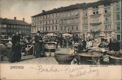 Smíchov - Jakubské náměstí Postcard