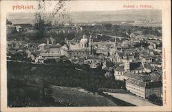 Praha - Pohled s Petrina Postcard