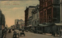 Flinders Street Melbourne, Australia Postcard Postcard Postcard