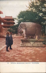 Imperial Mausoleum, Mukden, Manchuria Shenyang, China Postcard Postcard Postcard