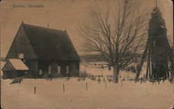 Kyrkan, Djursdala Postcard