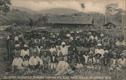Lolodorf Delegates to Bible Conference Elat, West Africa, November 1910 Cameroon Postcard Postcard Postcard