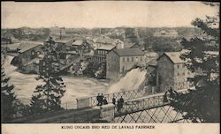 Kung Oscars Bro med de Lavals fabriker Postcard