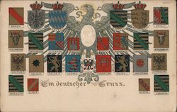 "Ein deutscher Gruss" Postcard