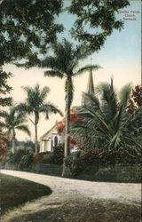 Smiths Parish Church Bermuda Postcard Postcard Postcard