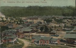 Disbursing Office and Quarters, Empire, Panama Postcard