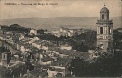Panorama del Borgo S. Antonio Perugia, Italy Postcard Postcard Postcard