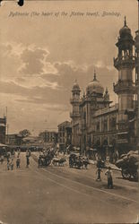 Pydhonie (the heart of the Native town), Bombay Postcard