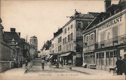 La Rue de l'Hopital Postcard