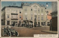 Tarnow, Plac Kazimierza i pasaz Tertilow / Kazimierplatz u. Passage Tertil Poland Eastern Europe Postcard Postcard Postcard