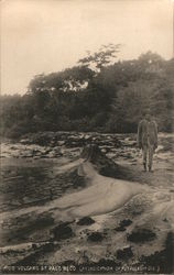 Mud Volcano at Palo Seco (an indication of petroleum oil) Trinidad Caribbean Islands Postcard Postcard Postcard