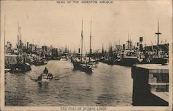 The Port of Buenos Aires Argentina Postcard Postcard Postcard