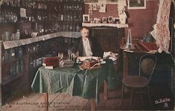 A Back Country Doctor in an Australian Sheep Station Postcard