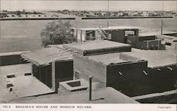 Khalifa's House and Mosque Square Postcard