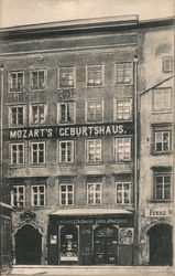 Mozart's Geburtshaus Salzburg, Austria Postcard Postcard Postcard
