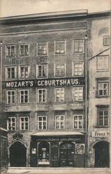 Mozart's Geburtshaus Postcard