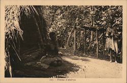 Femmes d'Ambrym Vanuatu South Pacific Postcard Postcard Postcard