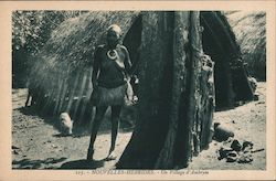 Nouvelles-Hebrides - Un Village d'Ambrym Postcard