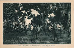 Nouvelles Hébrides - jeunes Boys de Paouma Vanuatu Postcard Postcard Postcard