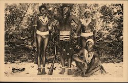 Nouvelles-Hébrides - Indigènes d'Aisse-Santo Postcard