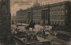 Kurfürstenbrücke mit altem Schloß Postcard