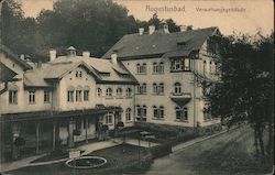 Augustusbad spa - Verwaltungsgebäude (office building) Postcard
