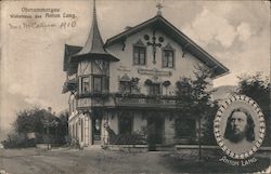Wohnhaus des Anton Lang Postcard