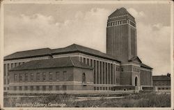 University Library Cambridge, England Cambridgeshire Postcard Postcard Postcard