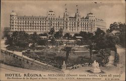 Hotel Régina, Nice-Cimiez Postcard
