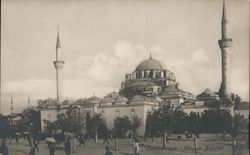 Constantinople - Mosquée Bayazid Postcard