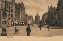 Königsstraße mit Frauentorturm Postcard