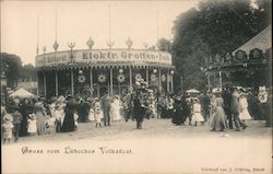 Gruss vom Lübecker Volksfest (fairground) Postcard