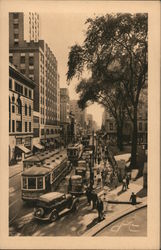 La Rue Sainte-Catherine Postcard