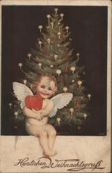 Herzlichen Weihnachtsgruss - Christmas Greeting Postcard