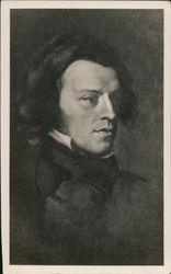 Tennyson, Aged 29, by Samuel Laurence Postcard