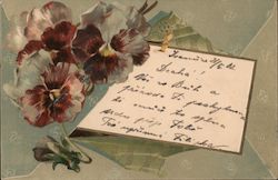 Flower themed greeting card Postcard