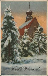 Vesele vanoce! - Merry Christmas Postcard