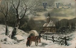 Vesele vanoce! - Merry Christmas Czech Republic Eastern Europe Postcard Postcard Postcard