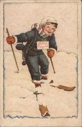 Šťastný Nový rok - Happy New Year Postcard