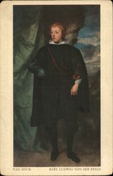 Van Dyck, Karl Ludwig Von Der Pfalz Postcard