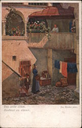 Das stille gluck. Bonheur en silence. Jos Straka Pinx. Postcard