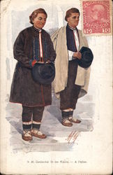 In der Kirche - A l'eglise - In the church Postcard